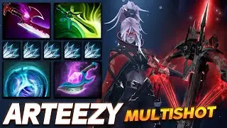 Arteezy Drow Ranger Multishot Archer - Dota 2 Pro Gameplay [Watch & Learn]