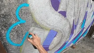 Graffiti in Abandoned Factory - 🔥Raw Concrete Wall🔥