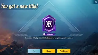 Get Free Partners In Crime Title In PUBG Mobile