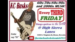 LIVE Jingle Bell Rock Bobby Helms by KC Busks.  #christmas #music #singer #guitar