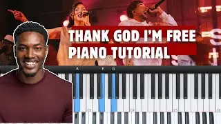 How to play Thank God I'm Free On Piano | Beginner Piano Tutorial