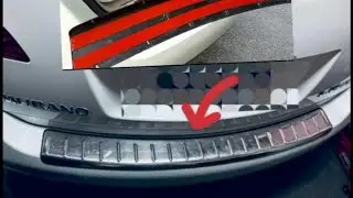 How To Install Stainless Steel Rear Bumper Guard Protector(DIY)