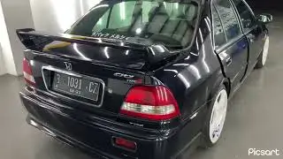 Modifikasi Honda City Z SX8 pakai Spoiler Nissan Skyline R33