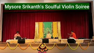 Magical Wind: Mysore Srikanth's Soulful Violin Soiree at Hampton Roads