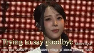 【문별】 Trying to say good-bye 260117 직캠 CONCERT TOUR [MUSEUM : village of eternal glow] IN TOKYO 