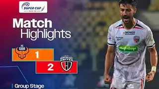 AIFF Super Cup 2025-2026 | North East United FC 2-1 FC Goa Match Highlights |Group -B #fitnesscenter