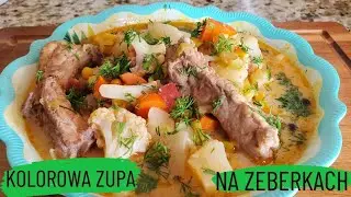 KOLOROWA ZUPA NA ZEBERKACH