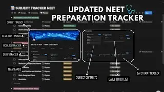 NEET Doctor&rsquo;s Dashboard 2026 | Updated Notion Template for NEET Students | Full Syllabus + Planner