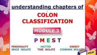 COLON-CLASSIFICATION PMEST