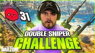 the *HARDEST* DOUBLE SNIPER CHALLENGE in WARZONE 🤯