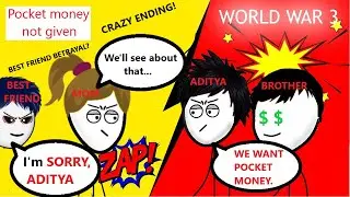 When a Gamer doesn't get his Pocket Money | ft. Axzyte | Aditya