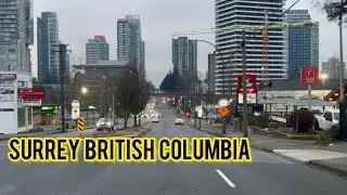 Driving Through Surrey British Columbia