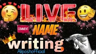 let's write your beautiful names in beautiful handwriting 🤩 #live #names #handmade #trending #viral