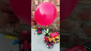 balloon vs tractor|| #shortvideo #ytshorts #toys #minitractor #ballongame