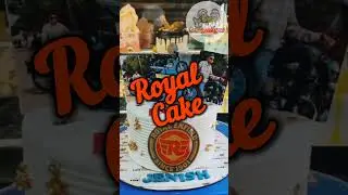 Royal Enfield Theme Cake | Bullet Lover Birthday Cake | Custom Bike Cake Design | Gangasagar Bakery