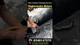 best carbon cleaning service #bestcarservice #ragavendra #hyderabad #mechanic #service #shortvideo