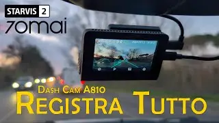 70mai 4K A810 Dash Cam: Un compagno di viaggio sempre vigile per la tua sicurezza stradal!