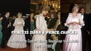 Princess Diana & Prince Charles at Melbourne Concert | Australia Royal Tour 1983