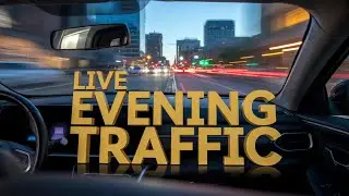 LIVE Downtown Winnipeg Evening Commute  🚘 Real-Time Traffic & After-Work Rush