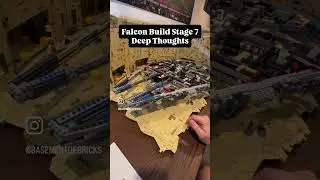 LEGO Millennium Falcon Stage 7 Deep Thoughts #shorts #lego #legostarwars