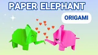 How to Make an Origami Elephant 🐘 | Easy Step-by-Step Tutorial | No Glue