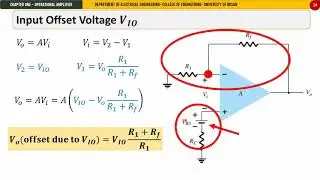 المرحلة الثالثة -DC Offset Parameters - Electrical Engineering ( م.م نوار سعد)