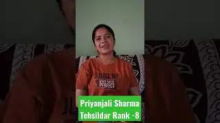 Priyanjali SharmaTehsildar Rank -8.   #hpexams #hpas #civilstap #hpasexam #naibtehsildar #hpgovtjob