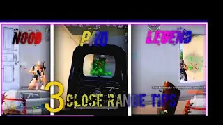 3 EXTREME  CLOSE COMBAT TIPS AND TRICKS FOR #BGMI | LIKE MORTAL , JONATHAN AND SCOUT | #MUSTWATCH
