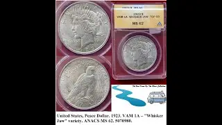 United States Peace Dollar. 1923. VAM 1A &ndash; 