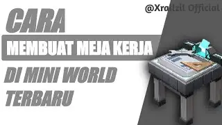 MUDAH BANGET!!! Cara membuat crafting table di miniworld terbaru 2022..