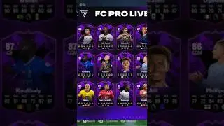 List of all the FC PRO LIVE players!