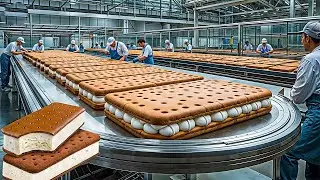 How Millions of Ice Cream Sandwiches Are Made Every Day! | Factory Secrets Revealed | The Decode Lab