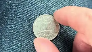 1987 D WASHINGTON QUARTER - FRONT AND BACK - REEDED EDGE