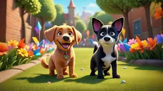 Two Clever Pups Learn Left and Right | Direction and Movement Song for Kids | Nursery and Baby Songs