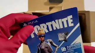 PS4 Gold Wireless Headset Neo Versa Bundle (Fortnite) - Unboxing
