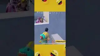 Squad Wipe with Pistol 1 AMMO 😱 PUBG Mobile Funny Moments 😂 BGMI Funny Moments #Shorts