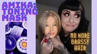 Amika: Bust Your Brass Mask | Half head comparison | Best Blonde Toning Mask