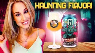 Flying Cryptid to the Rescue?! Rouge Ales Batsquatch Hazy IPA Craft Beer Review w/ @AllieRae​