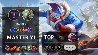 Master Yi Top vs Irelia - EUW Master Patch 11.23