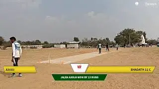 Jalra Karja vs Bhadath 11 c live cricket match |  Mahakal Sena Bhadath Cricket Season-2 live - Bhad