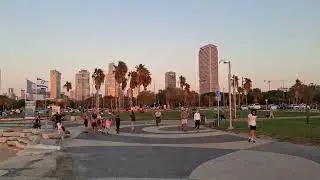 Tel Aviv Sunset to City Lights: An Evening Walk on the Promenade