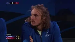J. Sock vs F. Fognini - Laver Cup 2019 Highlights