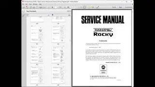 Daihatsu Rocky (F300) - Workshop, Service, Repair Manual - Wiring Diagram