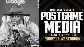 Russell Westbrook Postgame Press Conference vs. LA Clippers 🎙️ Round 1 Game 5 | 2025 NBA Playoffs