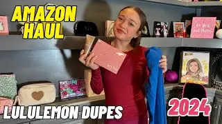 Check out my Amazon Fashion Haul 🤑🛍️🛒  Lululemon Dupe Reviews~Makeup from Amazon💄💋