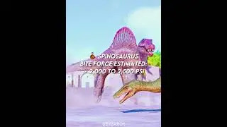 Strongest dinosaur bite forces! 🦖 #edit  #phonk #dinosaur #audio #JW #jurassicworld #evolution2