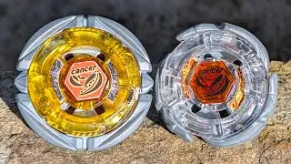 Flame Cancer D125RF vs Galaxy Cancer D125HF | Metal Fight Beyblade メタルファイトベイブレード