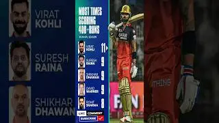 𝑲𝒊𝒏𝒈 𝑲𝒐𝒉𝒍𝒊 𝒎𝒆𝒂𝒏𝒔 𝒄𝒐𝒏𝒔𝒊𝒔𝒕𝒆𝒏𝒄𝒚! 😍🤝For the 11th time in IPL seasons, he has scored 400+ runs #IPL2025 👍