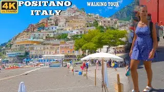 Positano Italy  walking tour 4K | Amalfi Coast | Italy