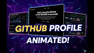 How to create Animated Beautiful GitHub Readme Profile | Awesome GitHub | 2025